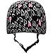 Krash! Sketchy Hearts Black 8+ Helmet, Youth Girls