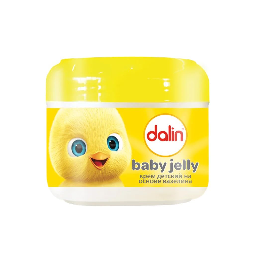 Dalin, Petroleum Jelly, 100ml, Baby Petroleum Jelly Large, Effective Formula against Loss of Moisture, Vegan & Animal Free Tested, Dermatologically Tested for Sensitive Skin
