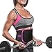 Perfotek Waist Trimmer Belt, Slimmer Kit, Sweat Wrap, Stomach Slimmer, Low Back and Lumbar Support with Sauna Suit Effect, Best Abdominal Trainer