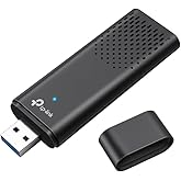 TP-Link AX1800 Dual Band Wi-Fi 6 Wireless USB Adapter (Archer TX20U) - Wireless USB Adapter with 2.4GHz, 5GHz Dual Band Anten
