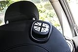 LVBAO Seat Handle Decal Cover Sticker Trim Caps for Mini Cooper ONE/S/JCW F55 Hardtop F56 Hatchback F57 Covertible (7)