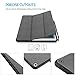 ProCase Smart Case Compatible with iPad 9.7 (Old Model), Slim Folio Stand Protective Case Smart Cover for iPad 9.7 2018 6th Generation / 2017 5th Generation –Grey