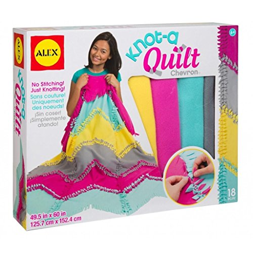 ALEX Toys Craft Knot-A-Quilt Chevron Kit