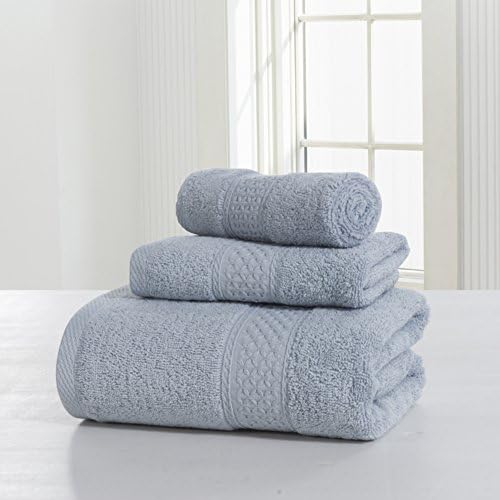 Cotton solid color bath towel set for adults/ big towel/ five-star hotel towels/ plain coloured towels/ male and female couples absorbent bath towel-K