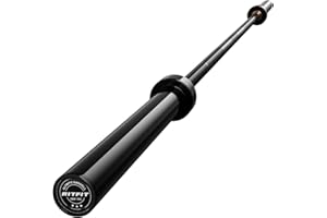 RITFIT 7FT Olympic Barbell for Strength and Weightlifting Training - 2 Inch Olympic Bar for Squat, Deadlift, Bench Press, Curl, Overhead Press - 500lbs/1000lbs/1500lbs Capacity