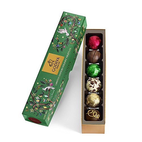 Godiva Chocolatier Christmas Chocolate Truffle Flight, Perfect Stocking