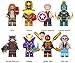 Byno New 8 Super Heroes Action Figures Minifigures Building Blocks Toys with Accessories Avengers for Kids Set