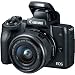 Canon EOS M50 Mirrorless Digital Camera (Black) & 15-45mm STM Lens w/EOS M Mount Adapter + 32GB Transcend Memory Card, Shoulder Bag & Essential Accessory Bundlethumb 1