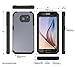 TOTU Water Resistant Full-body Rugged Protective Case with Built-in Screen Protector for Samsung Galaxy S6 Bundle with 4 Interchangeable Back Plate (Gray/Silver/Gold/Camouflage)