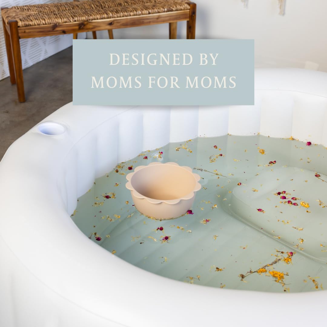 Placenta Bowl for Delayed Cord Clamping - Pregnancy Keepsake - Natural Birth Must Have - Part of Your Birthing Kit for Home Birth