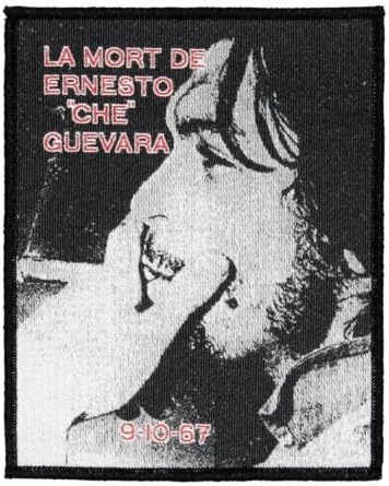 La Mort De Ernesto Che Guevara Patch Cuban Revolution Woven Sew On Applique for Accessories - Bags/Purses, Apparel - Coat/Jacket, Apparel - Jeans/Pants, Children, Crafts by SayrusPlay