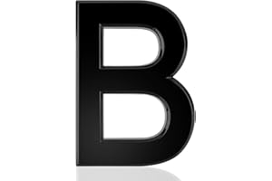 FIFIAL Becizy 4 Inch House Letters B, Self-adhesive House Letters Numbers Mailbox Letters, Home Address Letters, House Address Letters Numbers for Outdoor Building Apartment Yard (Letter B)
