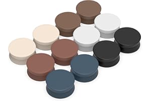 Evnlo 12 Pairs Strong Hijab Magnets, Thin Pinless Magnetic Hijab Pins for Scarf, Shirt, Veil, Dress– No-Snag Matte, Multi-Use for Women