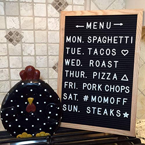 1" Letters and Characters for Changeable Letter Boards | 252 Characters & Symbols | Includes @ # $% ¢ ♂ ♁ ♪ & ♥ | Bonus Pouch (1" Letter Set & Bag ONLY)