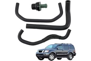 COOL STAR 3Pcs Breather Hoses with PCV Valve Compatible with Nissan Frontier 2005-2019 Pathfinder 2005-2012 Xterra 2005-2015 Replaces 11823-EA20A 11826-ZL80B 11826-EA200 11810-6N202