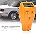 Mini Paint Thickness Tester Professional Digital Coating Meter Gauge LCD Display Paint Measure Tester Tool Instruments GM200/GM200A(Yellow)