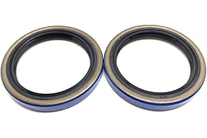 (Pack of 2) WPS Trailer Hub Wheel Double Lip Grease Seal 15192TB (10-60) 1.500'' x 1.987'' for 2000# Axles