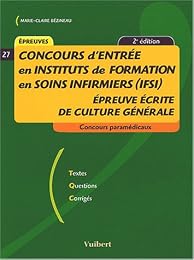 Concours d'entrée en instituts de formation en soins infirmiers, IFSI