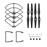 DEERC Spare Parts Propellers Blades and Landing Gears Propeller Guards Accessories for HS100 and HS100G RC Drone