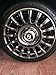 4 pcs Set - Sticker Emblems for Wheel Center Caps for Bentley Vehicles - Black and White Color - Diameter 62 mm - 2 7/16 inches - 2.441 inch