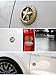 Dsycar 3D Metal Chrome TEXAS EDITION Star Emblem Diameter 3