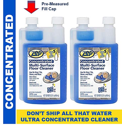 Zep Ultra Concentrated Multi-Surface Floor Cleaner U38401 (Pack of 2) - Don't ship all that Water!