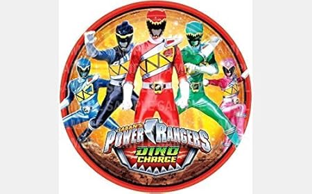 anniversaire power rangers dino charge Power Rangers Dino Charge Birthday Edible Image Photo 8 Round Cake anniversaire power rangers dino charge