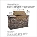 Classic Accessories Hickory Water-Resistant 45 Inch Built-In BBQ Grill Top Cover, Grill Cover, Grill Cover for Outdoor Grill, BBQ Cover