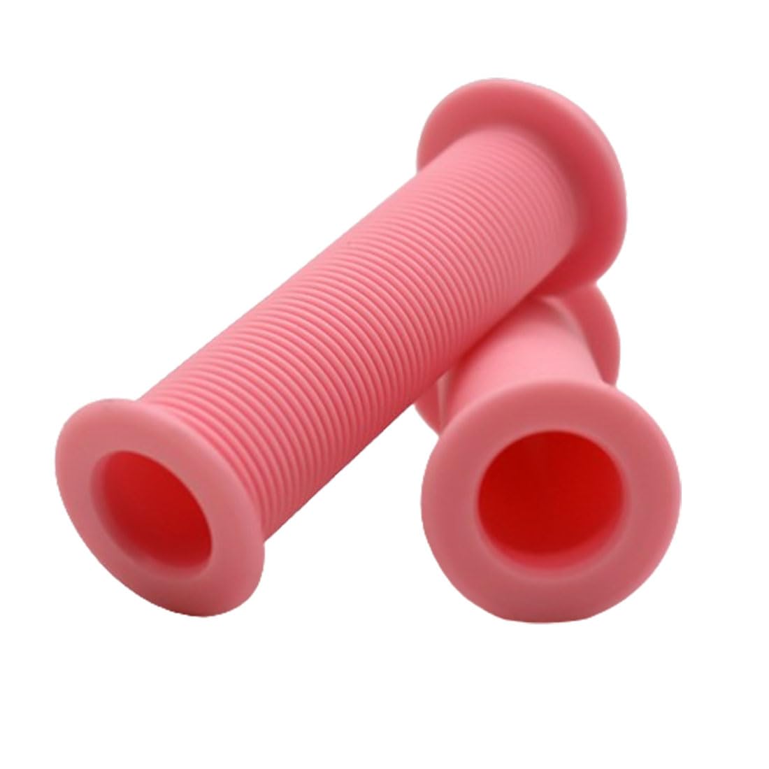 LAWALEISHE 2pcs Bike Handlebar Grips, Soft Non-Slip Rubber Bicycle Handle Grip, Cycling Grips for Universal Kids Scooters, Mountain, Folding & Balance Bikes