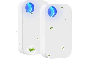 KLVEU Ion Clear Air purifiers for Home Air Ionizers for Home Portable and Quiet Ionic Air Purifiers for Bedroom Toilet Office Kitchen and Pets(2)