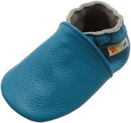 Yalion Baby Boys Girls Shoes Crawling Slipper Toddler Infant Soft Leather First Walking Moccasins