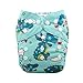 ALVABABY New Printed Design Reuseable Washable Pocket Cloth Diaper Nappy + 2 Inserts YD42