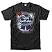Pabst Blue Ribbon Mens Black T-shirt