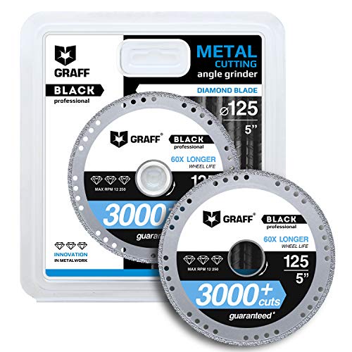 GRAFF BLACK 5 Diamond Cut Off Wheel for Metal Cutting Wheel for Angle