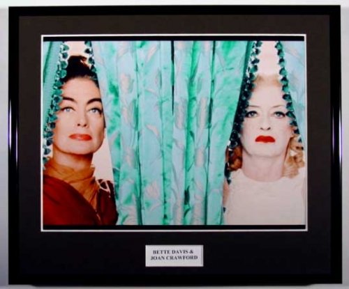 BETTE DAVIS & JOAN CRAWFORD/FRAMED PHOTO