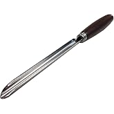 Tredoni 5.7" Zucchini/Cucumber Corer, Stainless Steel Eggplant Corer | 5.7" Plain Edge Stainless Steel Blade, 4.1" Wooden Handle - Coring Chili Peppers, Yams, Potatoes, Veggies for Stuffing