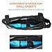 FlexDin Bicycle Triangle Frame Tool Bag Aerodynamic Design for Road Racing/Touring, Cycling Under Seat Road Bike Top Tube Pack Pouch Waterproof 0.6L Black