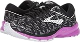 Brooks Women's Launch 5 Black/Purple/Print 8 B(M) US