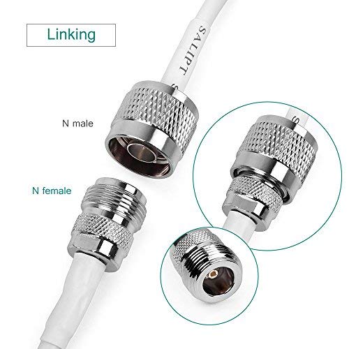 50-3W Coax Cable 16ft 5 Meter RF Cable Microwave N-Male to N-Female Ultra Low Loss Coaxial Cable - Thumbnail 4