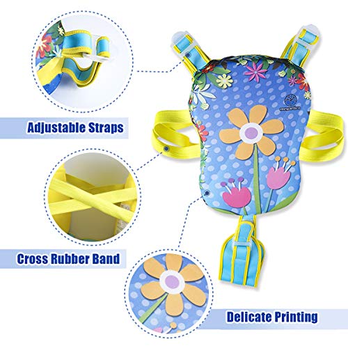 Megartico Kids' Swim Vest Swim Trainer Girls Buoyancy Swimwear Adjustable Safety Strap Boys Removable Swim Chest Float Aid Toddler