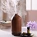 Glamorance Real Wood Essential Oil Diffuser, Ultrasonic Aromatherapy Diffuser with LED Lighting, Adjustable Mist Mode & Waterless Auto Shut Off