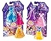 Playkids Disney Princess Little Kingdom MagiClip Fashion Set - 2 Sets of the 3 Dress Set for all 6 Princesses