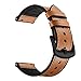 Kartice Compatible with Amazfit Bip Band, Hybrid Rubber Leather Replacement Bands Buckle Strap Wrist Band for Amazfit Bip Smartwatch (Brown/Black)