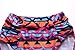 Creabygirls Womens Plus Size Print High Waist Two Piece Tassel Swimsuits(Large)