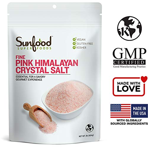 SunFood Super Foods Fine Himalayan Crystal Salt - 16 oz - Image 4