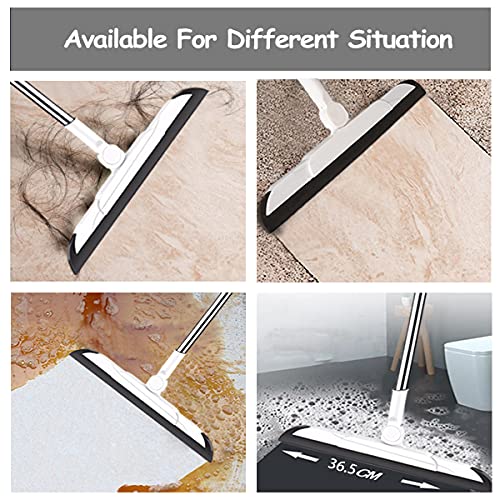 Weilu 2 Pack AllPurpose Window Squeegee with 59inch Extension Pole