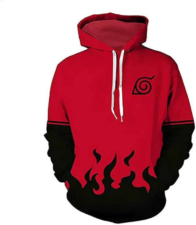Anime Sweater Naruto Naruto Sasuke 3D Printing Digital Printing Hooded 
