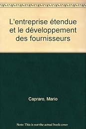 L' entreprise étendue et le développement des fournisseurs