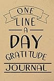 One Line A Day Gratitude Journal: 5 Years Of Memories, Blank Date No Month by Dartan Creations, Thea Newton