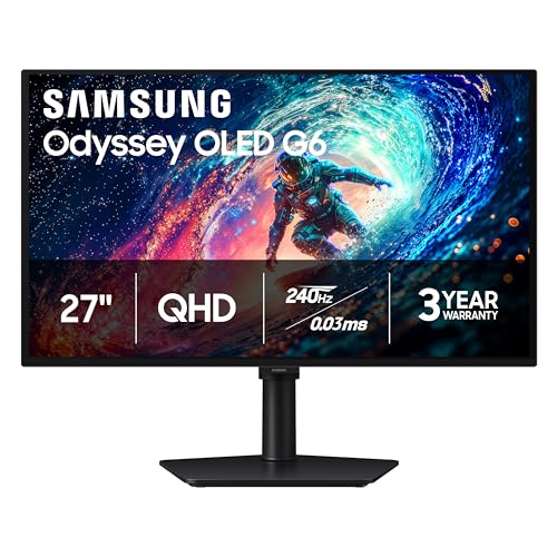 Samsung Odyssey OLED G6 Gaming Monitor